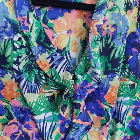 Floral Jessica Simpson Dress w/ pockets - Picture 3 of 5